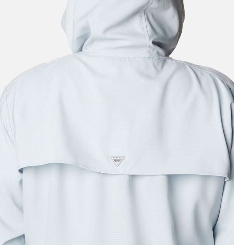 Women's Columbia PFG Tamiami Hoodie Light Grey | Plus Size CA-ML415